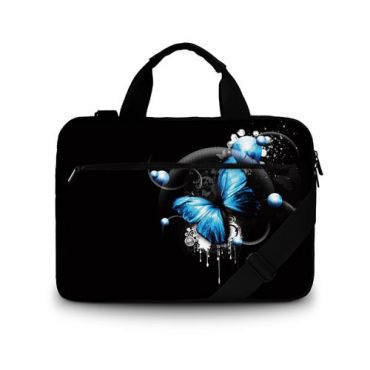 Brašna přes rameno Huado do 15.6"  Modrý motýl