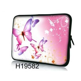 WestBag pouzdro na notebook do 12.1" Růžový motýlci