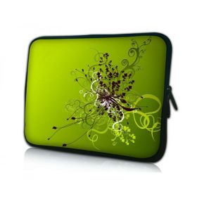 WestBag pouzdro na notebook do 14.4" Zelený rozkvět
