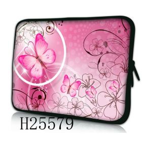 WestBag pouzdro na notebook do 15.6" Motýlek růžový