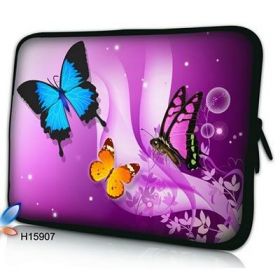 WestBag pouzdro na notebook do 17.4" Motýlci ve fialové