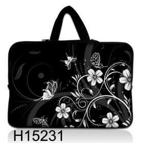 WestBag taška na notebook do 10.2" Květiny a motýlci