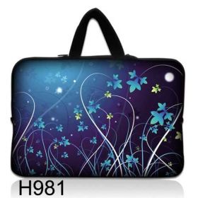 WestBag taška na notebook do 10.2" Modré květy