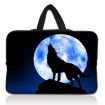 WestBag taška na notebook do 10.2" Vlk vyjící na měsíc