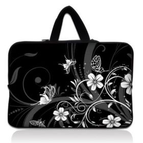 WestBag taška na notebook do 13.3" Květiny a motýlci