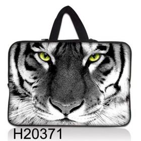 WestBag taška na notebook do 13.3" Tygr černobílý