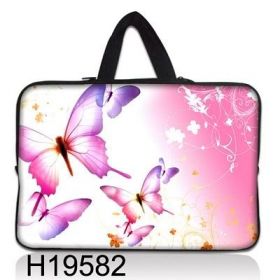 WestBag taška na notebook do 13.3" Růžový motýlci