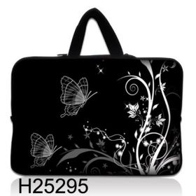 WestBag taška na notebook do 14.4" Černobílý motýlci