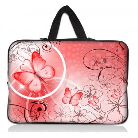 WestBag taška na notebook do 14.4" Motýlek růžový