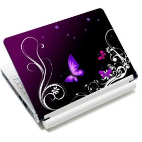WestBag fólie na notebook 12-15.6" Purpuroví motýlci