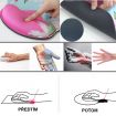 Huado ergonomická podložka pod myš Vlk a úplňek